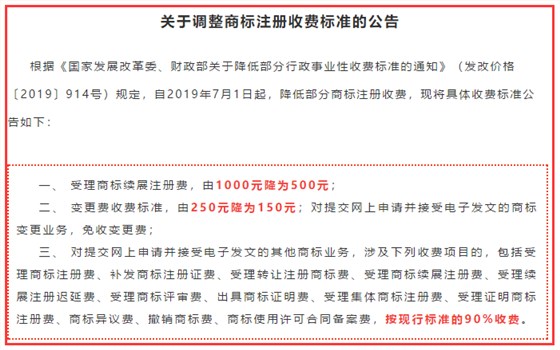 注冊商標(biāo)成本更低了，你知道嗎？